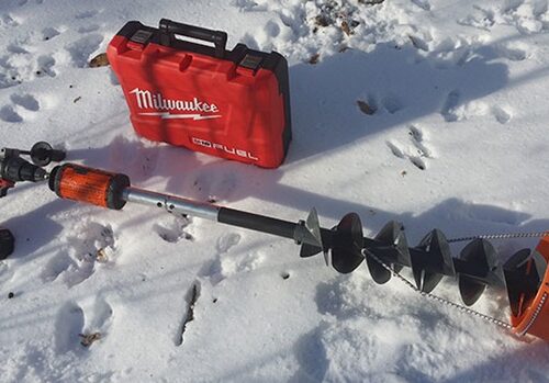 8 inch ice hotsell auger cordless drill