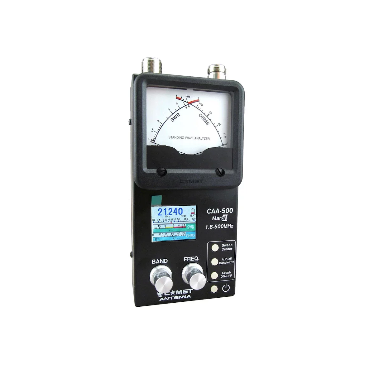 Comet CAA-500 MARK II SWR/Impedance Analyzer - GPSCentral.ca