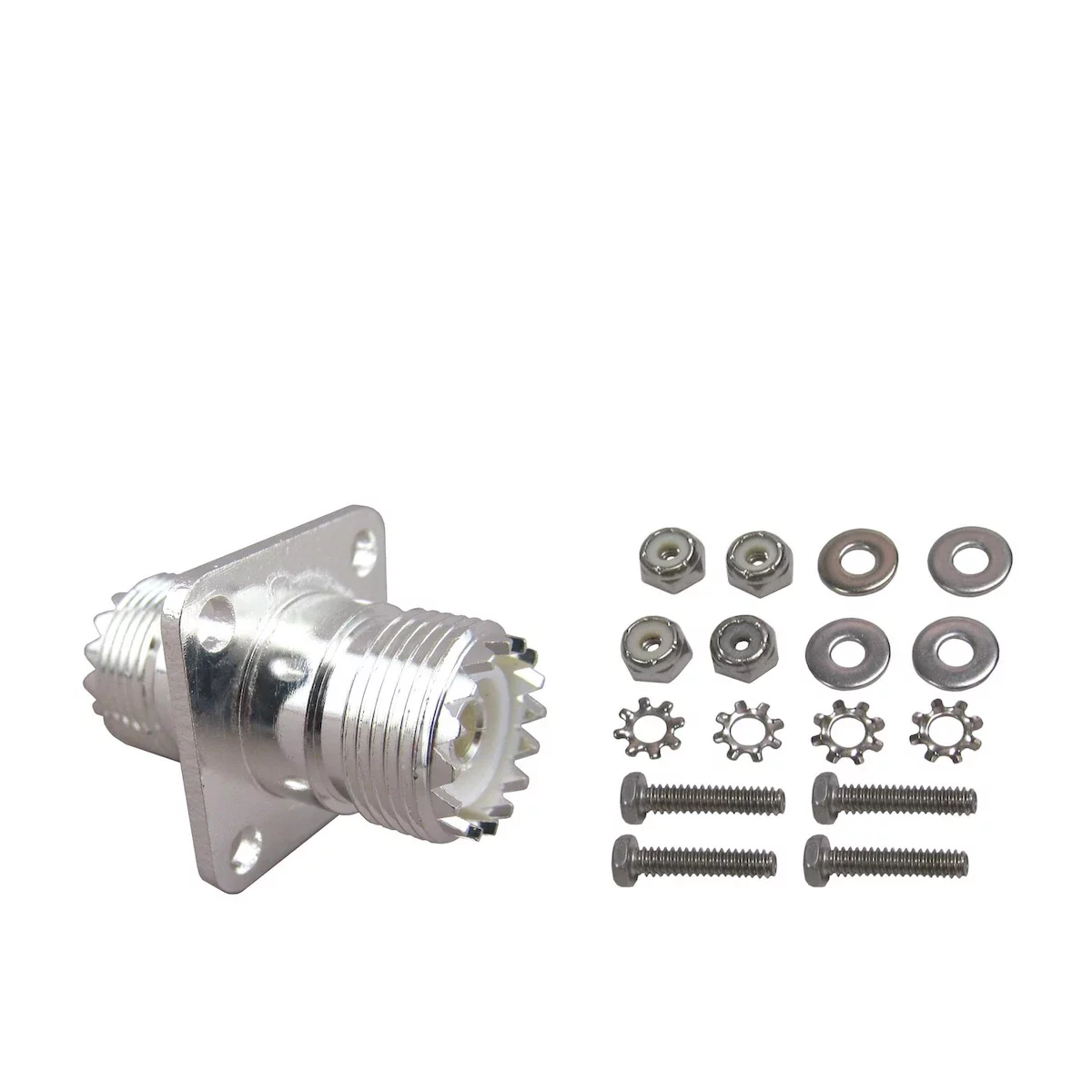 Amateur Radio Accessories DX Engineering Silver Plated Femake Secure