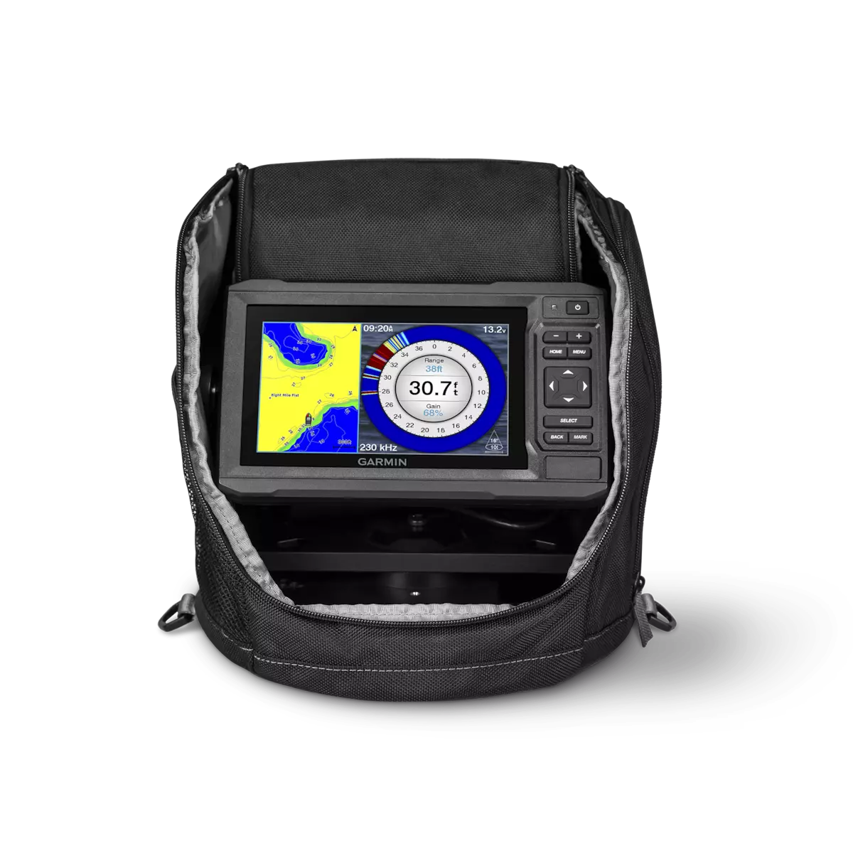 Garmin ECHOMAP UHD 63cv Ice Fishing Bundle at GPS Central Canada