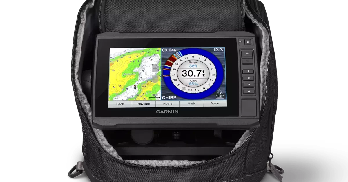 Garmin ECHOMAP UHD 73cv Ice Fishing Bundle at GPS Central
