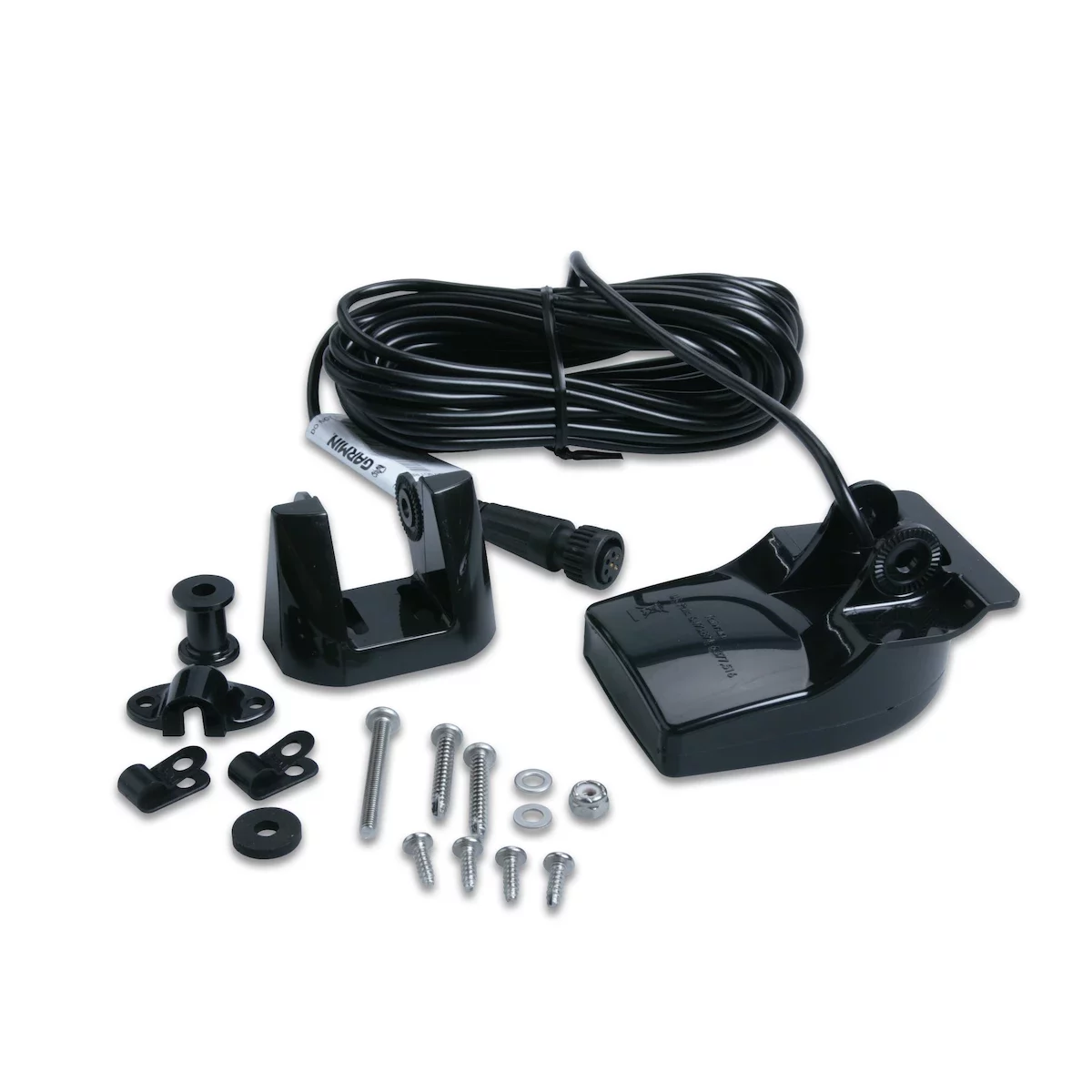 Garmin Plastic Transom Mount Transducer with Depth & Temperature