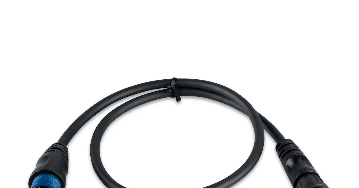 Garmin 8pin Transducer to 6pin Sounder Adapter Cable (0101161200)