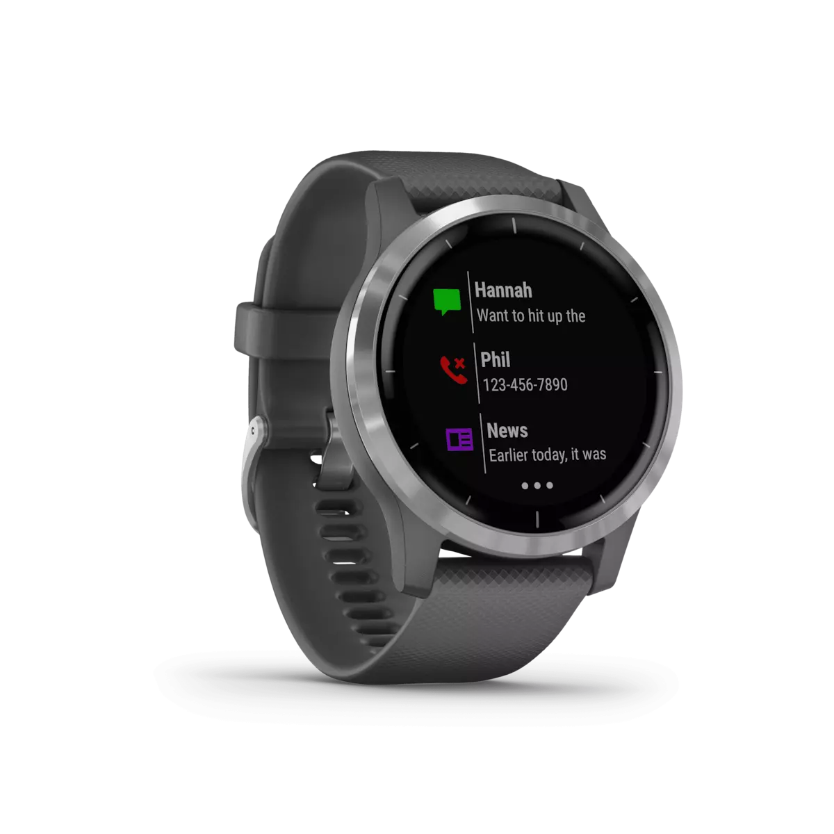 Montre GPS & Cardio Vivo Active 4, Gray/Black GARMIN