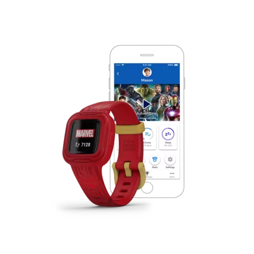 Garmin vivofit jr. 3 Marvel Iron Man and Black Panther