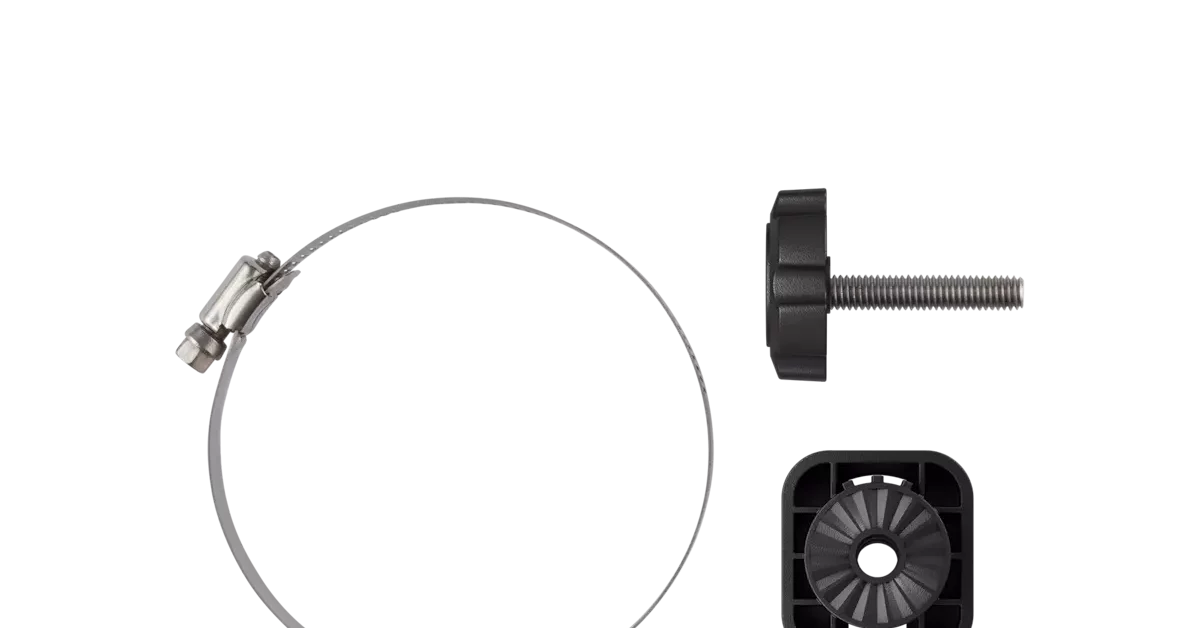 Garmin Trolling Motor Barrel Mount for LiveScope Plus LVS34 GPS Central