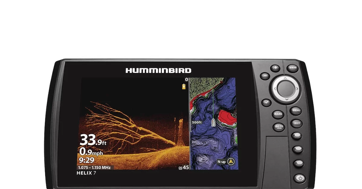 Sondeur Humminbird Helix 7 CHIRP MEGA PAR GPS G4 - Réf. 411610-1 - Neuf