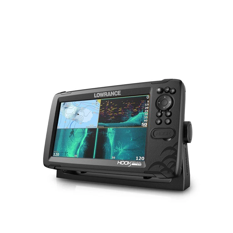 Lowrance HOOK2 9 - 9-inch Fishfinder with TripleShot Transducer and US /  Canada Navionics+ Map Card