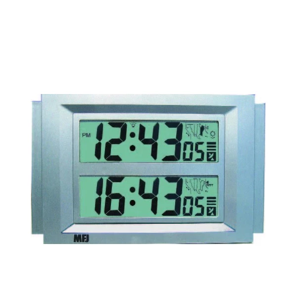 MFJ121B Giant LCD Dual Time Atomic Clock GPS Central