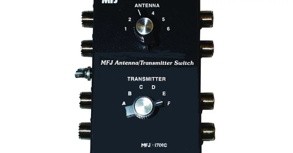 MFJ1700C Deluxe High Power Antenna/Transceiver Switch GPSCentral.ca