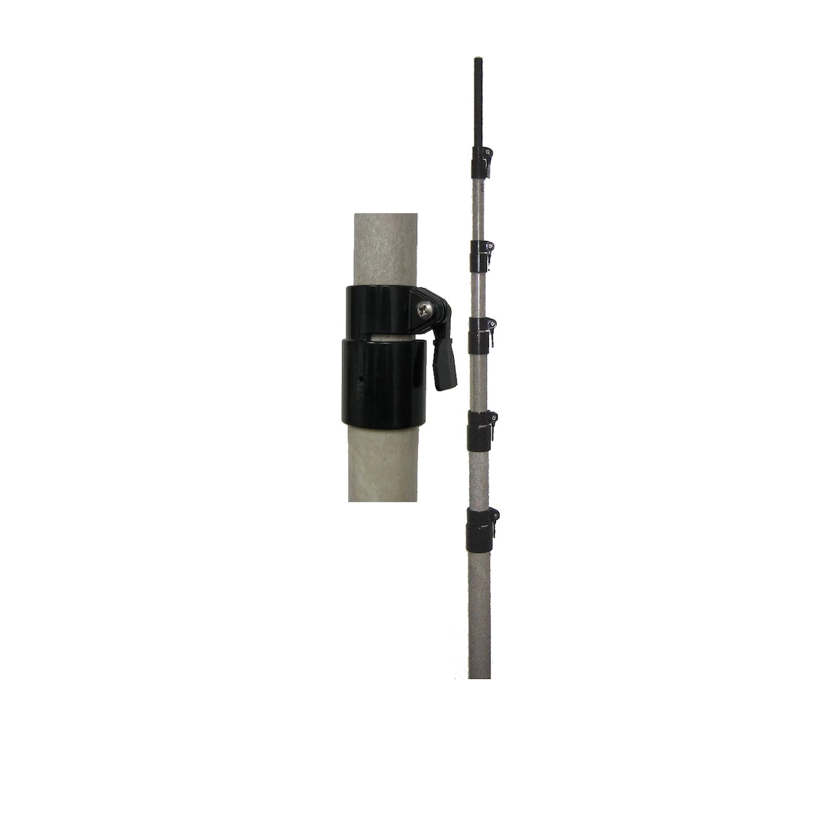 MFJ 50' Telescoping Fibreglass Mast with Hose Clamps - GPS Central