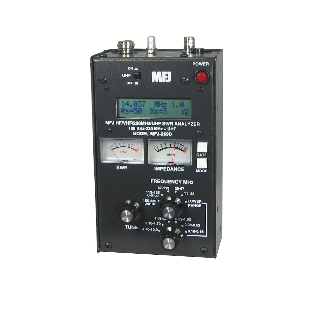 MFJ-269D HF/VHF/UHF SWR Analyzer - GPSCentral.ca