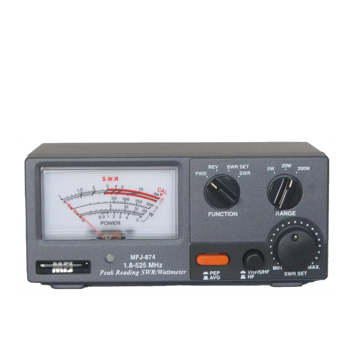 MFJ-874 1.8-525 MHz Grandmaster SWR/Wattmeter - GPS Central
