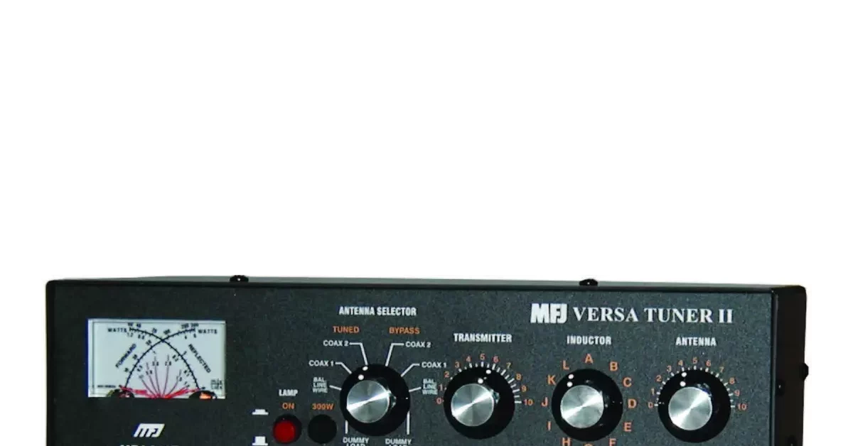 MFJ941E Versa Tuner II with Mini Cross Meter GPS Central