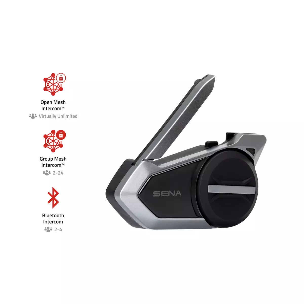 Sena 50S Motorcycle Bluetooth Comms Mesh Intercom (50S-01/50S-01D)