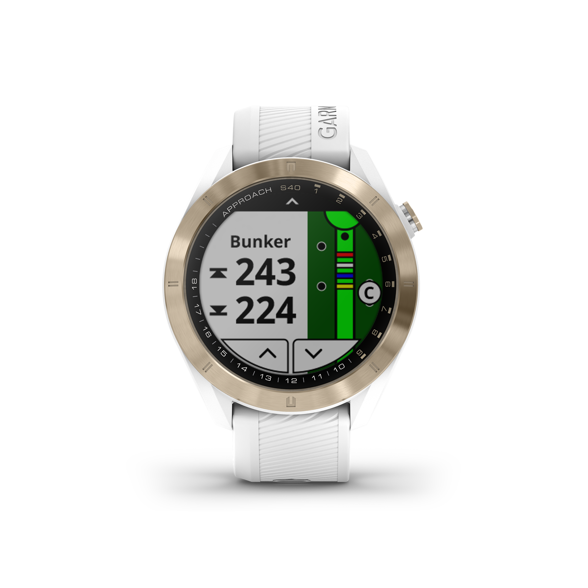 bar Uoverensstemmelse Anvendt Garmin Approach S40 Golf GPS Watch (010-02140-00/01/02/03) -