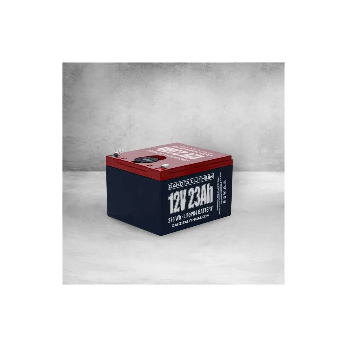 Dakota Lithium 12V 23AH Battery with Dual USB Ports & Voltmeter