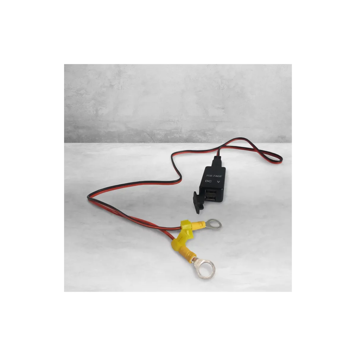 dakota lithium USB PHONE CHARGER, VOLTMETER, & TERMINAL ADAPTER WIRING KIT