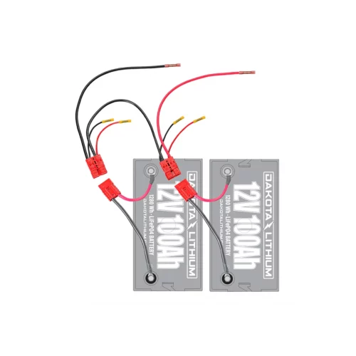 Connect-Ease 24V Trolling motor connection kit on Dakota Lithium battery