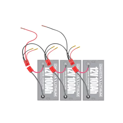 Connect-Ease 36V trolling motor connection kit on dakota lithium batteries