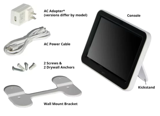 Davis WeatherLink box contents