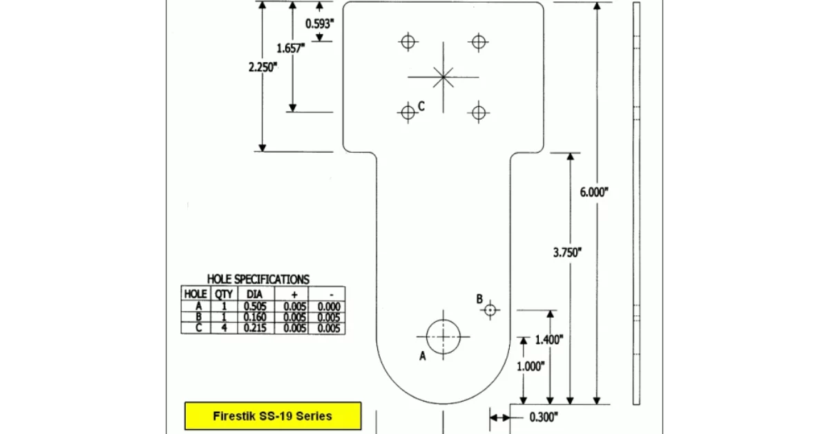 Firestik Ss-194a Pickup Truck Bedrail Stakehole Antena Mont. | Cuotas sin interés