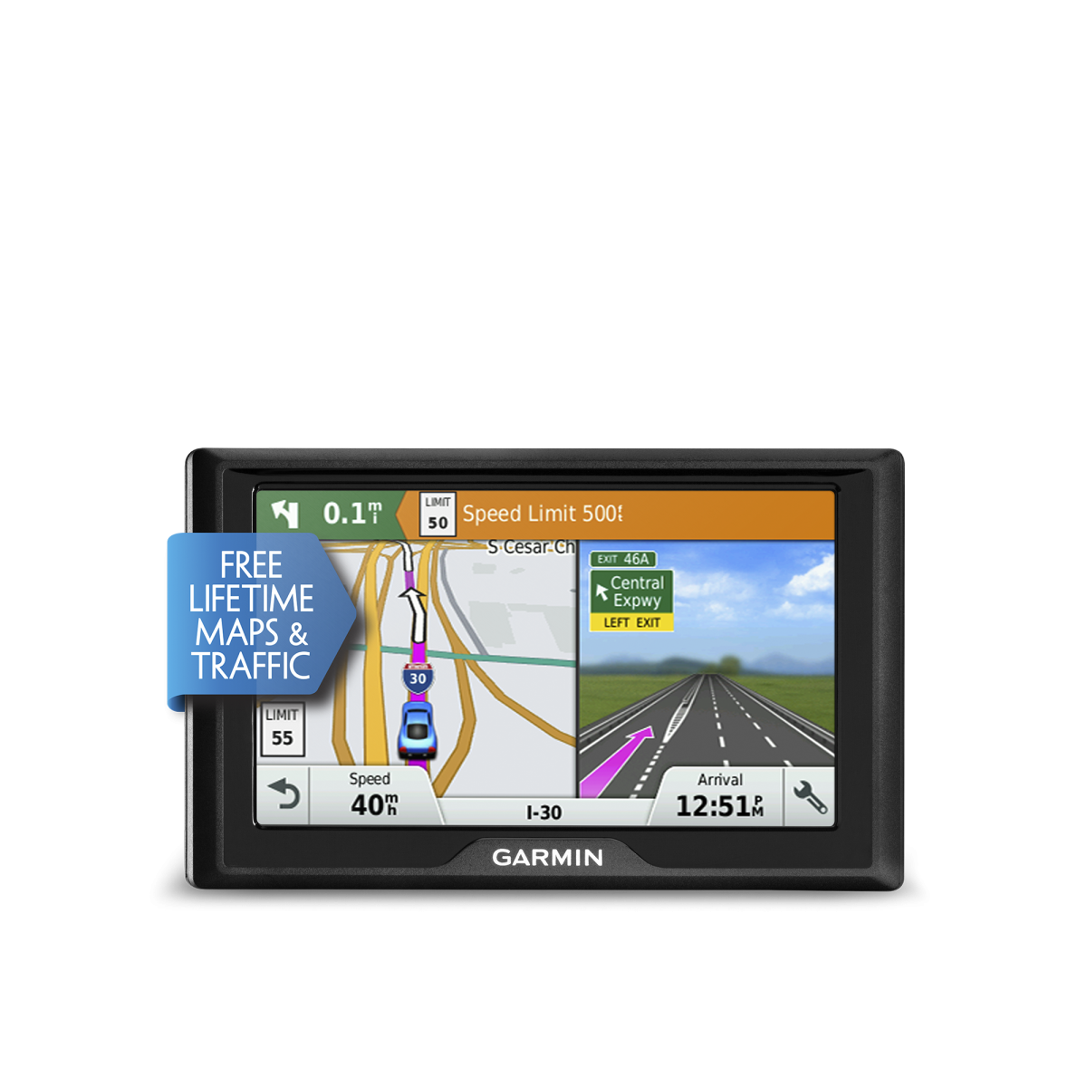 Garmin DriveSmart 65 & Traffic (0100203802) GPSCentral.ca