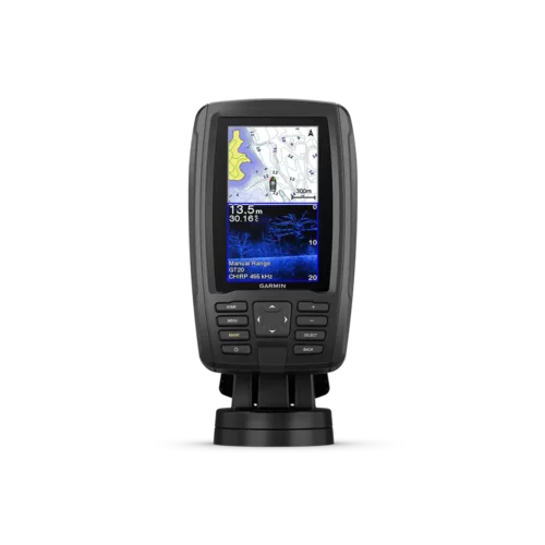 Garmin echoMAP Plus 45cv split screen view with sonar and charts
