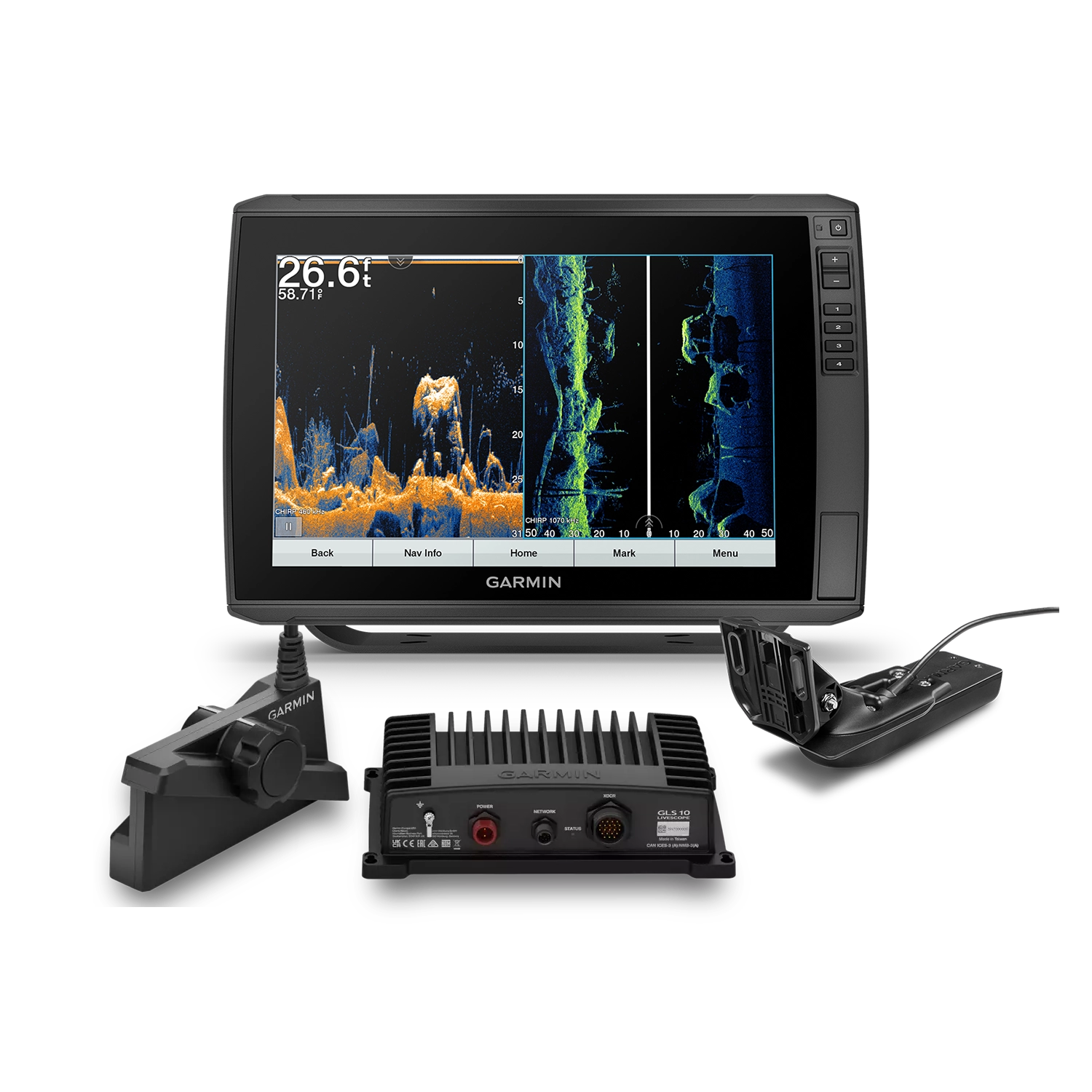 Garmin Echomap Ultra 126sv and Livescope Plus LVS34 Bundle BassFishin