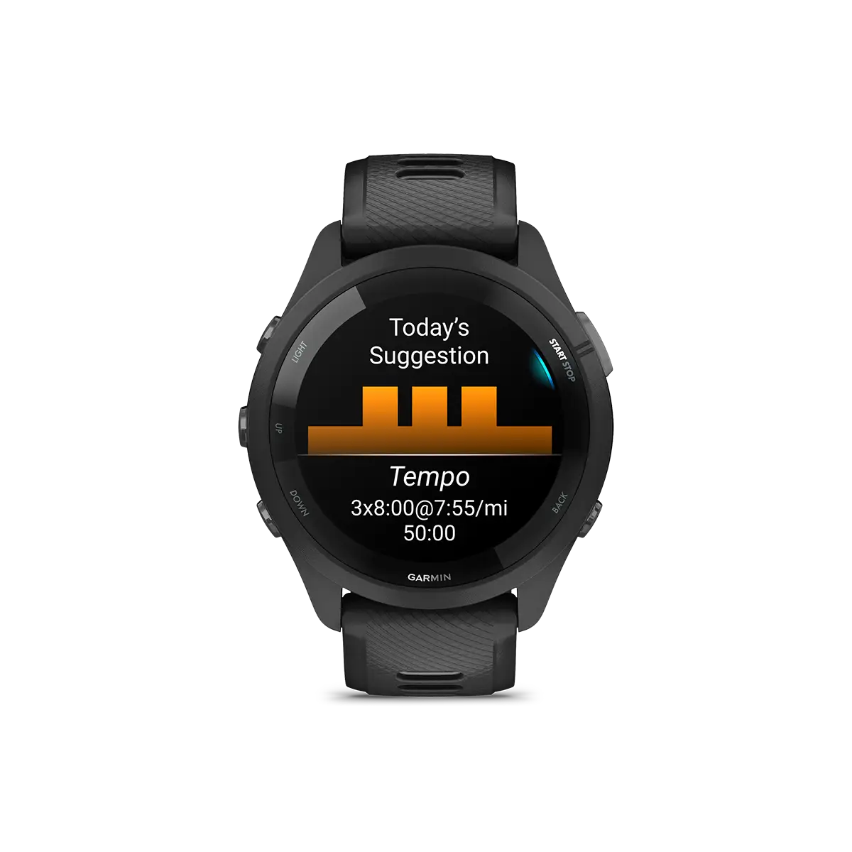 Garmin Forerunner 265 Running Smartwatch, Colorful AMOLED Display, Training  Metrics and Recovery Insights, Whitestone and Tidal Blue 