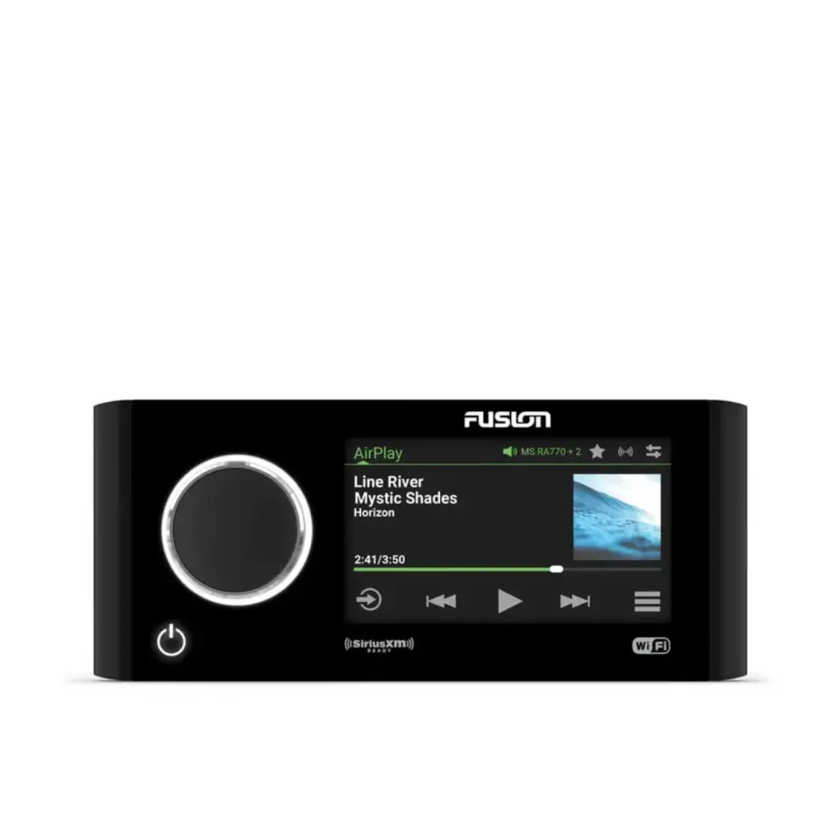 Fusion Apollo MS-RA770 Marine Stereo with Wi-Fi front view