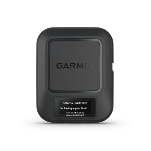 Garmin inReach Messenger select quick text option