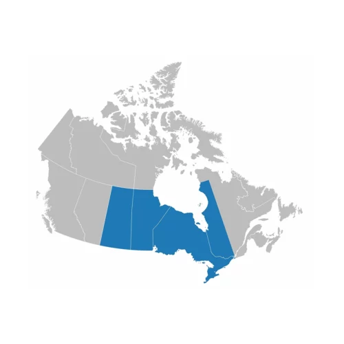 Garmin Topo Canada coverage - central