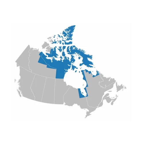 Garmin Topo Canada coverage - Nunavut