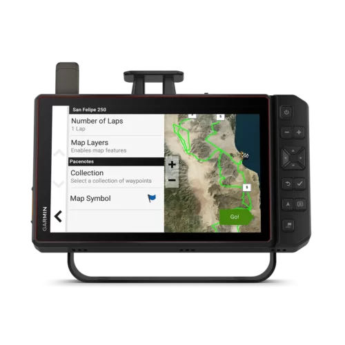 Garmin Tread XL Baja Race with map settings