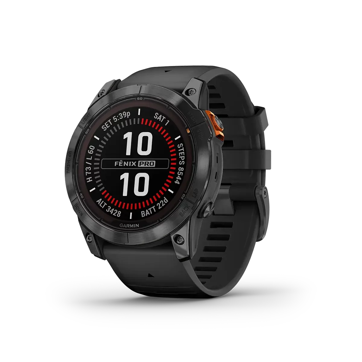 Garmin fenix 7X Pro - Solar Edition Slate Gray with Black Band