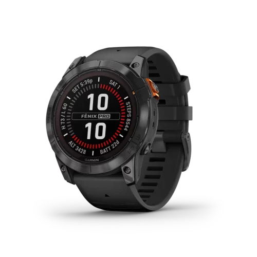 Garmin fenix 7X Pro - Solar Edition Slate Gray with Black Band