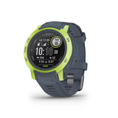 Garmin Instinct 2 Surf blue green left angled