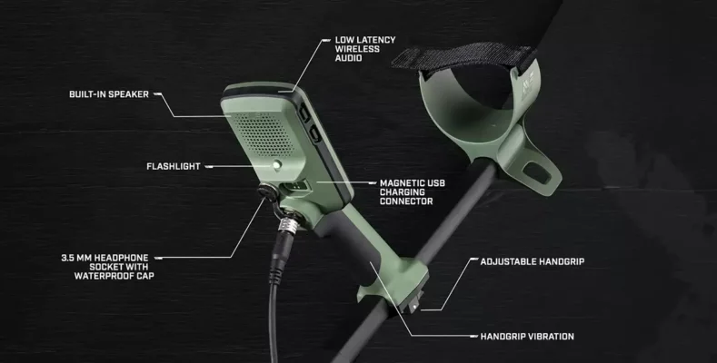 Metal detector for salt water