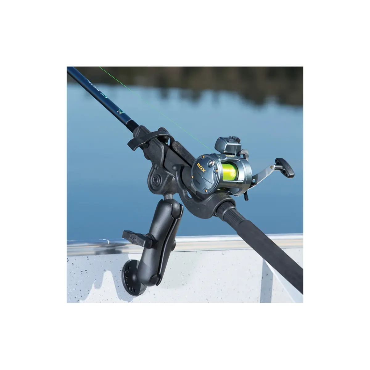 RAM ROD Fishing Rod Holder with 2 x 2.5 Base, Wilderness Systems Kayaks