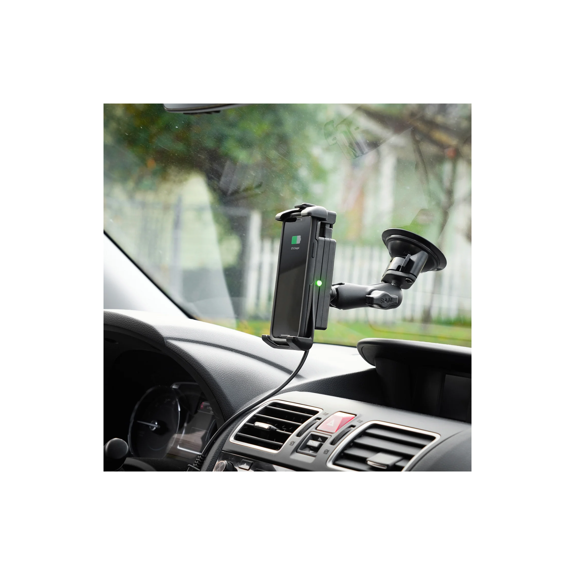 RAM® Quick-Grip™ Phone Mount with RAM® Twist-Lock™ Suction Cup Base