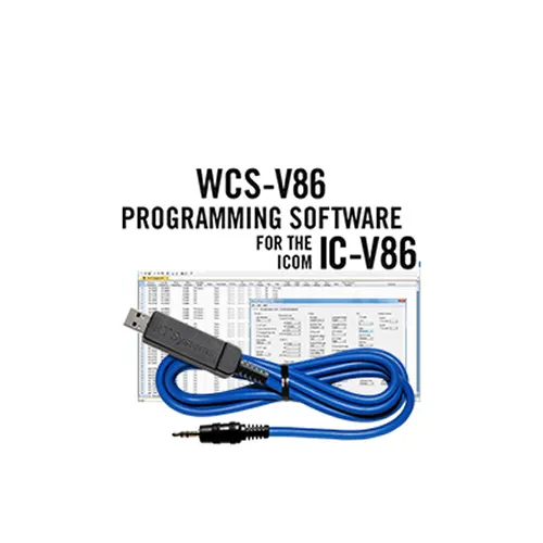 WCS-V86 Programming Software and USB-29A cable for the Icom IC-V86