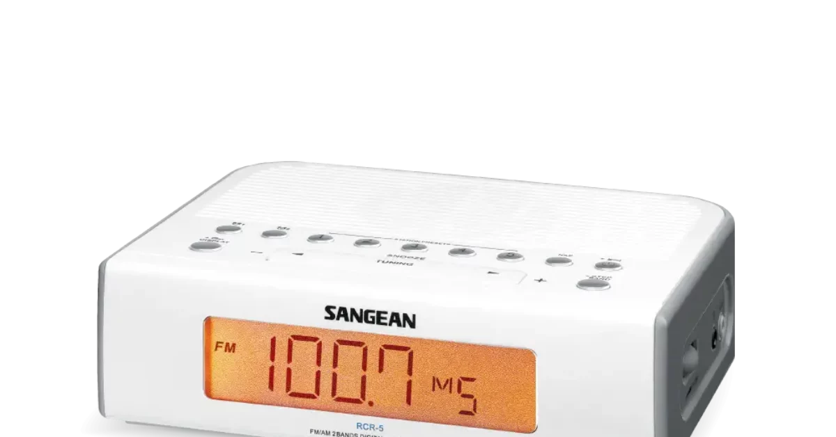 Sangean RCR5 AM/FM Digital Tuning Radio GPS Central