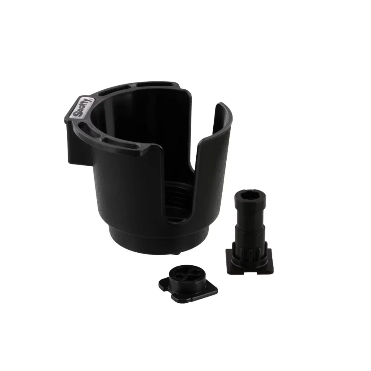 scotty 311-BK Black Cup Holder with Bulkhead Gunnel Mount and Rod Holder Post Mount