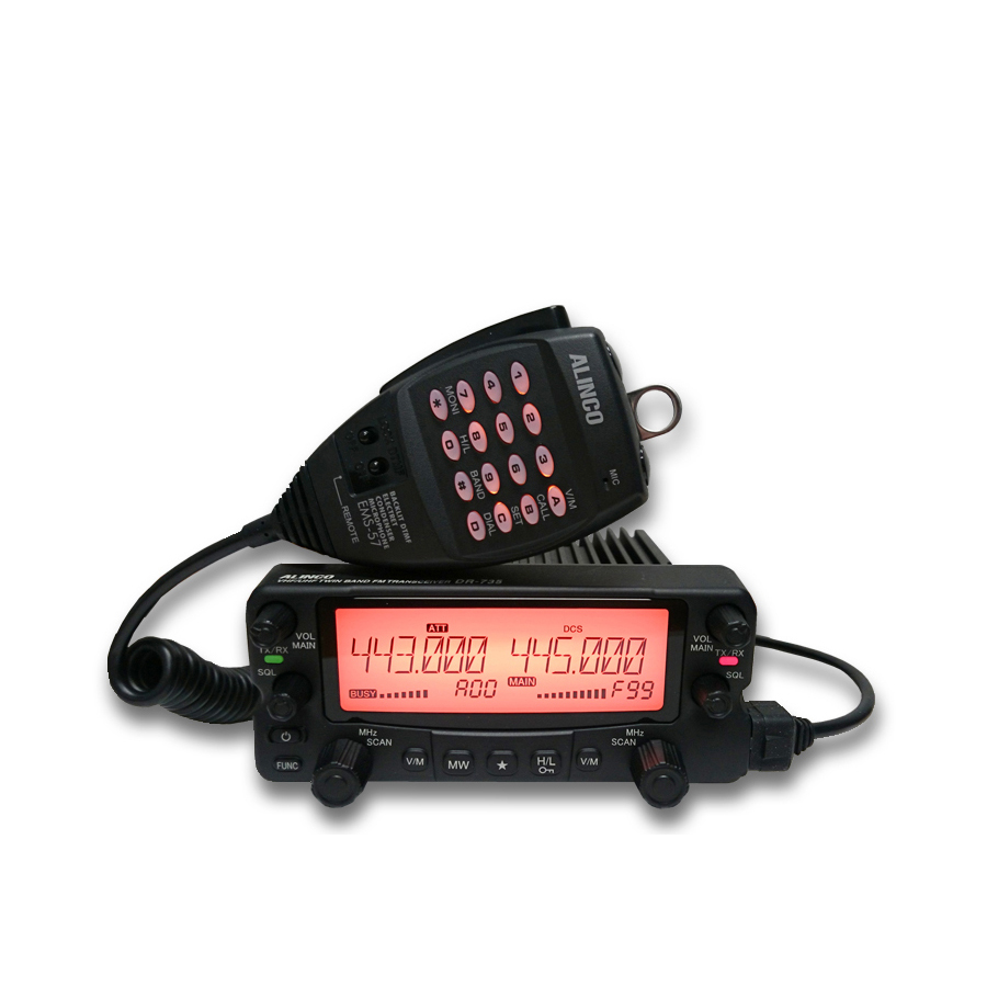 Alinco DR735T Mobile/Base VHF+UHF FullDuplex Transceiver