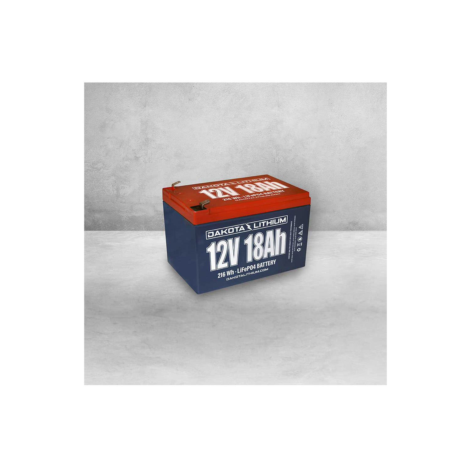 Dakota 12v 18Ah Lithium Cold Weather Battery GPS Central GPS Central