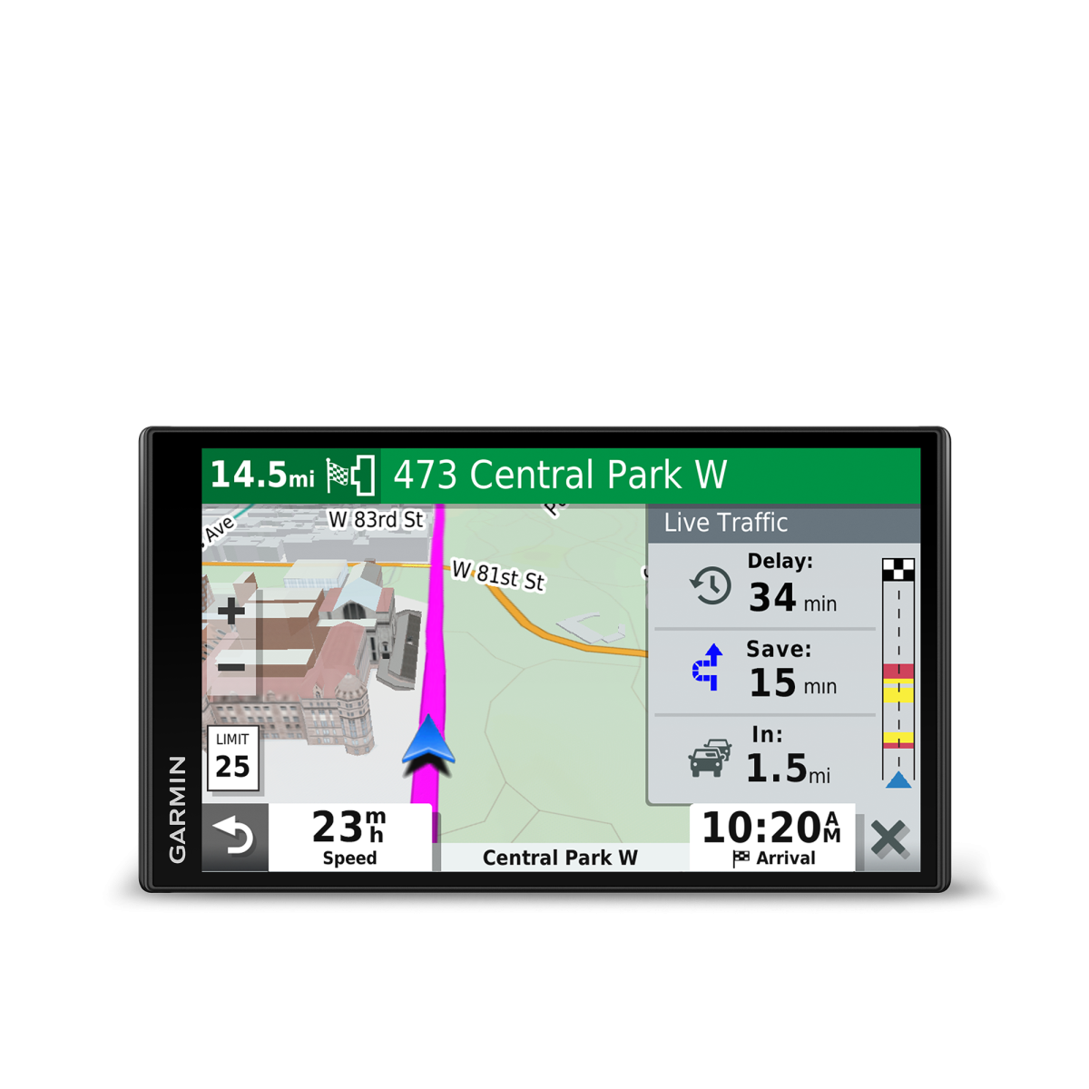 Garmin DriveSmart 65 & Traffic (0100203802) GPSCentral.ca