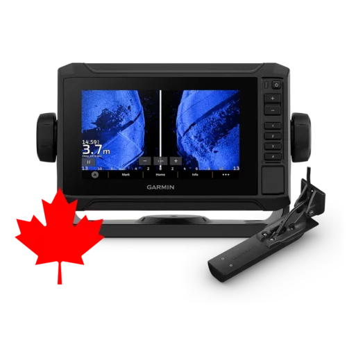 ECHOMAP UHD2 65sv with GT54UHD-TM Transducer and Garmin Navionics+ Canada & Alaska Mapping