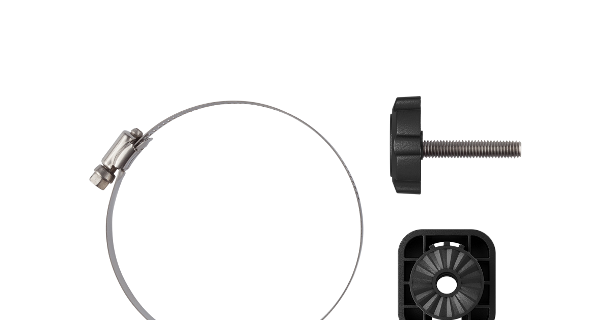 Garmin Trolling Motor Barrel Mount for LiveScope Plus LVS34 GPS Central