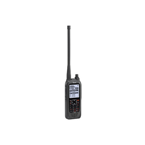 Handheld Icom IC-A25C VHF airband transceiver with LCD screen